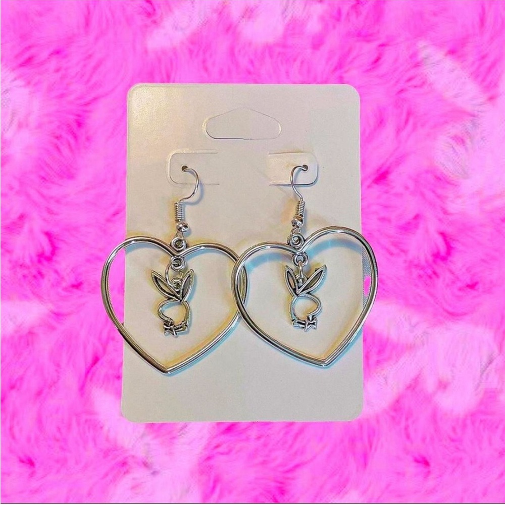 Playboy Heart Earrings